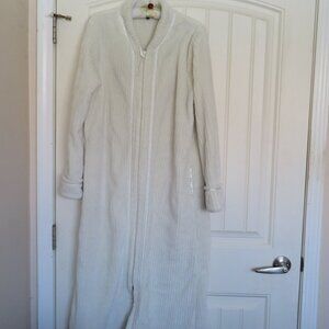 George Fluffy White Bath Robe Medium (K658)